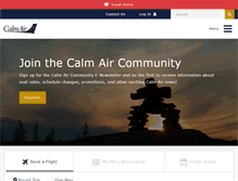 Tablet Screenshot of calmair.com